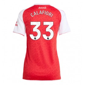 Arsenal Riccardo Calafiori #33 Hjemme skjorte til dame 2025-26 Kortermet